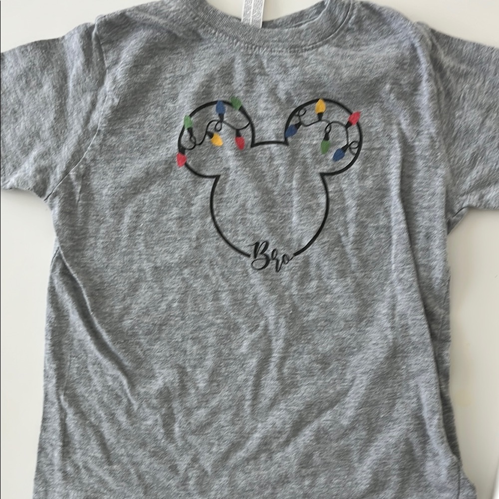 Rabbit Skins Mickey outline with lights “Bro”